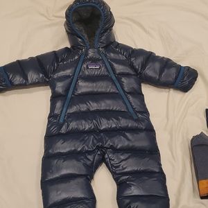 3-6 month payagonia snowsuit